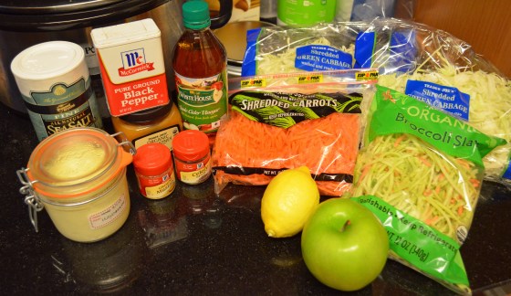 Coleslaw ingredients