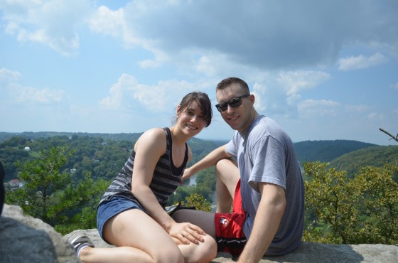 Zach and I at the Overlook Cliff