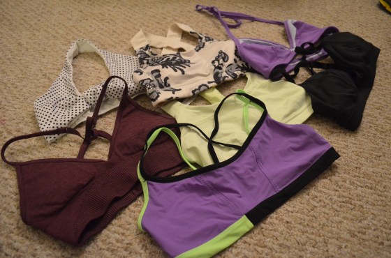 Some of my favorite Lululemon tops for pole!